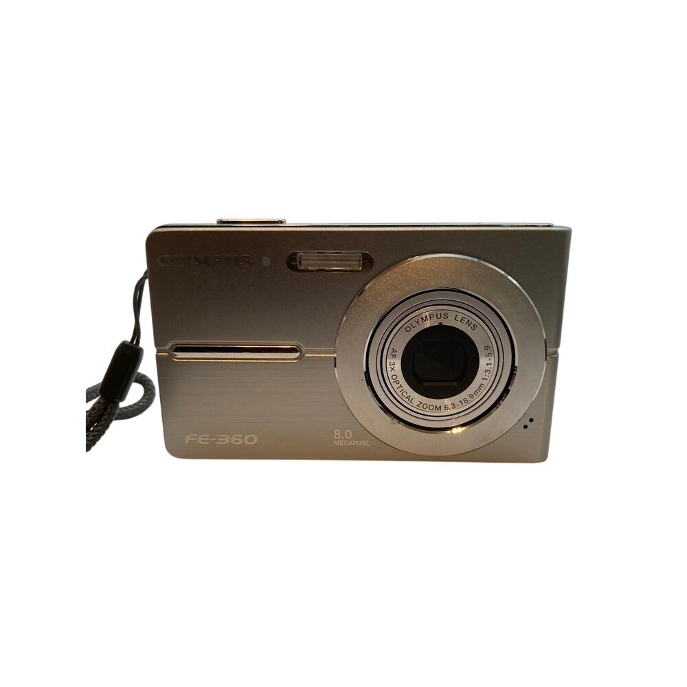 Olympus FE-360 8.0MP Digital Camera Silver PLEASE READ! Untested